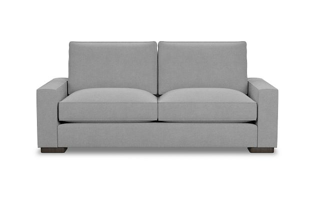 Edgewater Suave Gray 84" Sofa W/ 2 Cushions