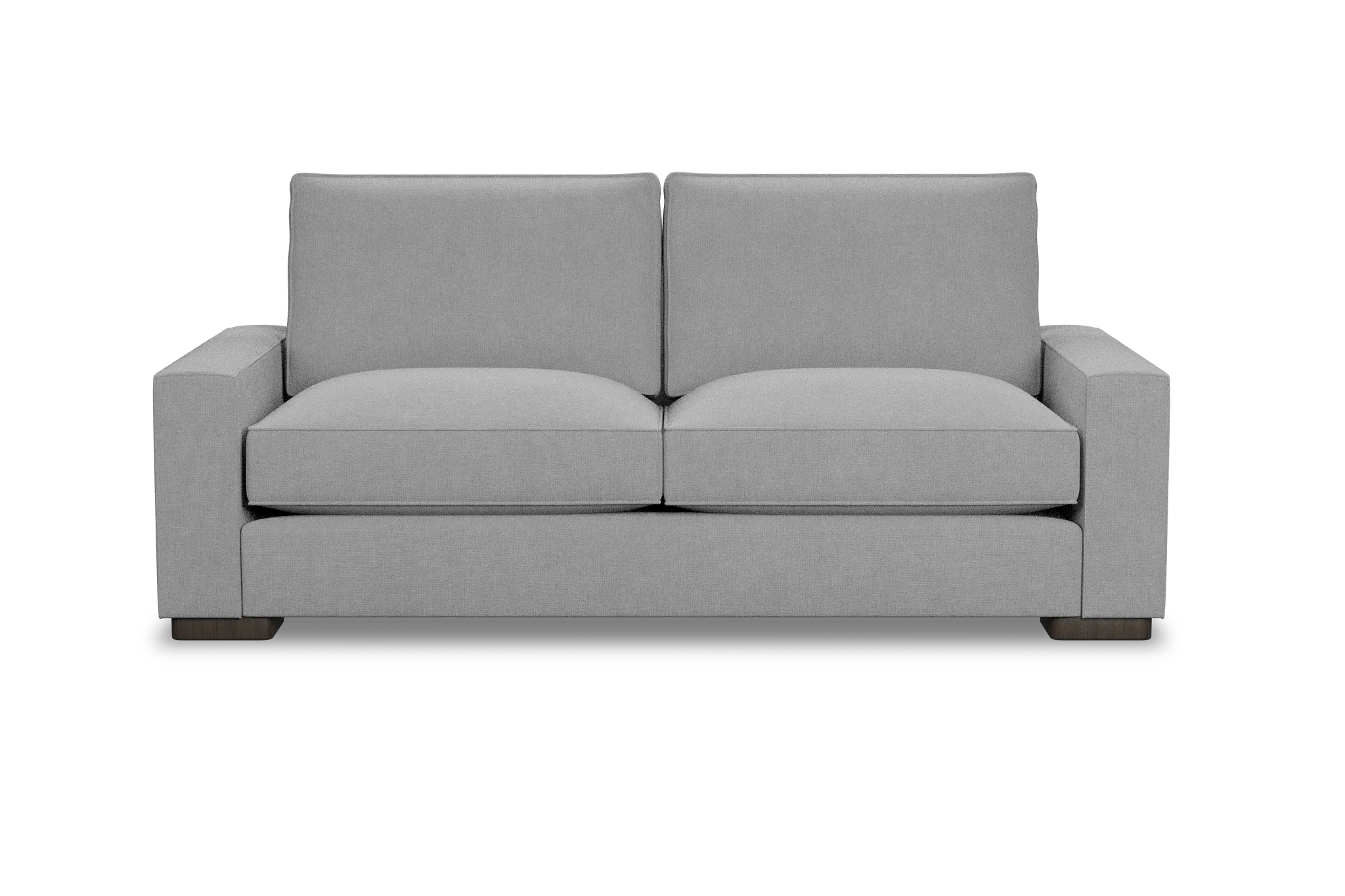 Edgewater Suave Gray 84" Sofa W/ 2 Cushions