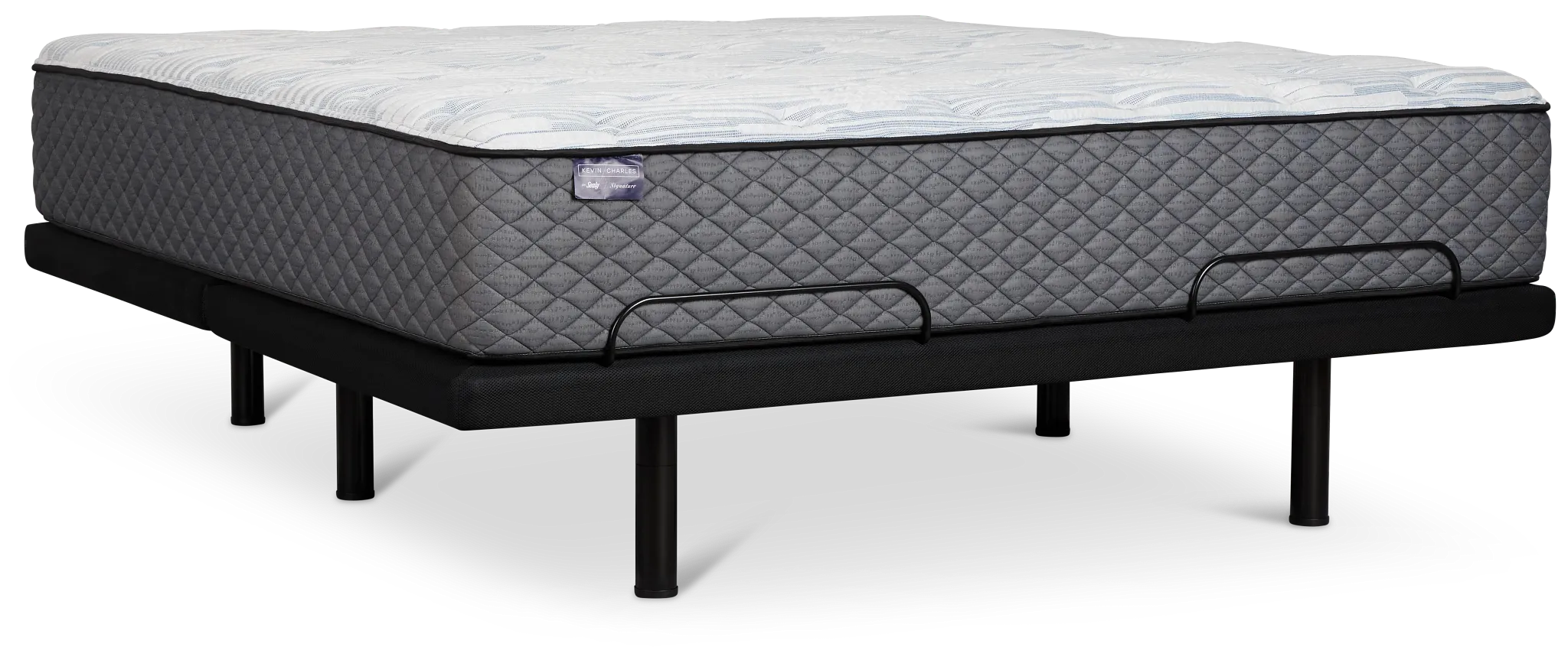 Kevin Charles By Sealy Signature Medium Deluxe Adjustable Mattress Set