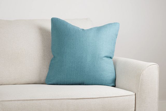 Zeke Blue 20" Accent Pillow