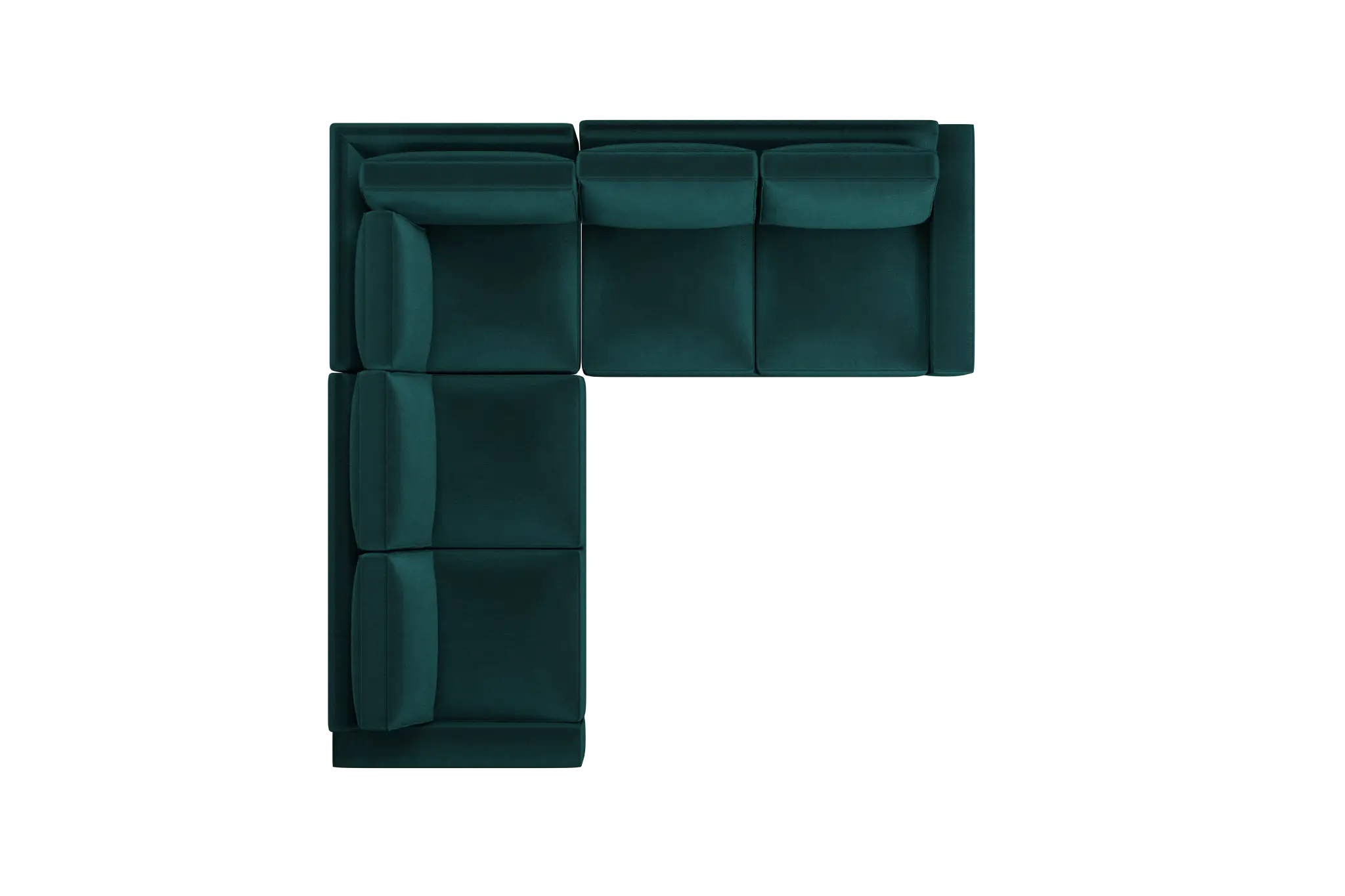 Edgewater Joya Teal Small Two-arm Sectional Edgewater Joya Teal Small Two-arm Sectional
