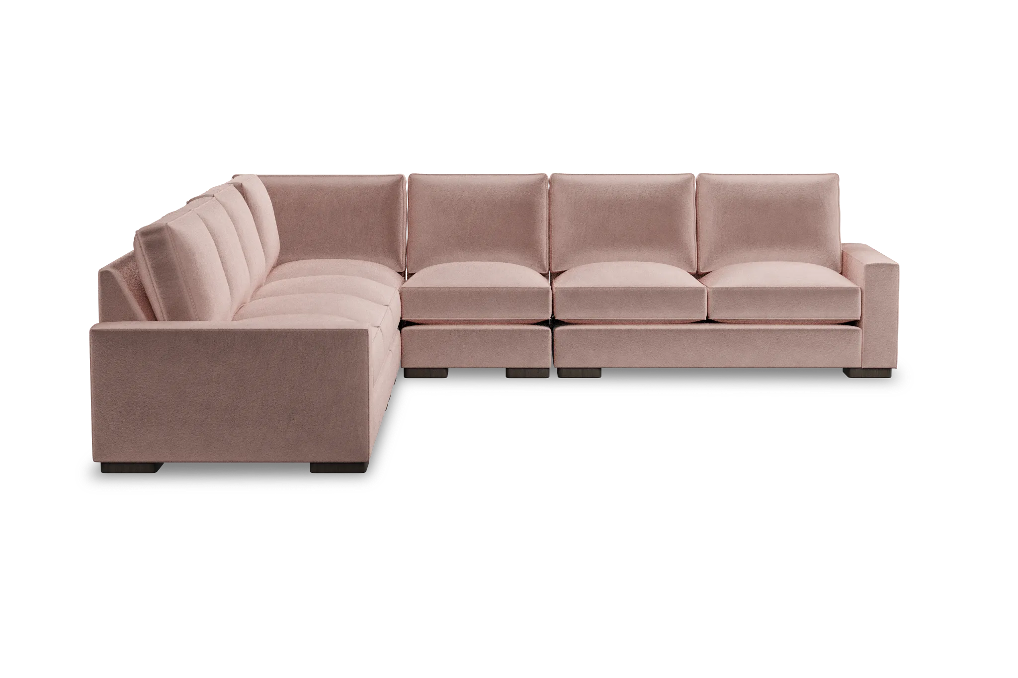Edgewater Joya Light Pink Large Two-arm Sectional