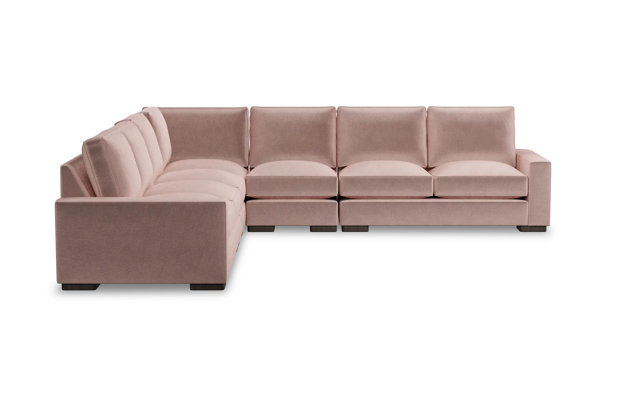 Edgewater Joya Light Pink Large Two-arm Sectional Edgewater Joya Light Pink Large Two-arm Sectional
