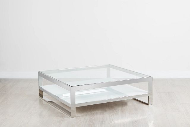 miami glass coffee table