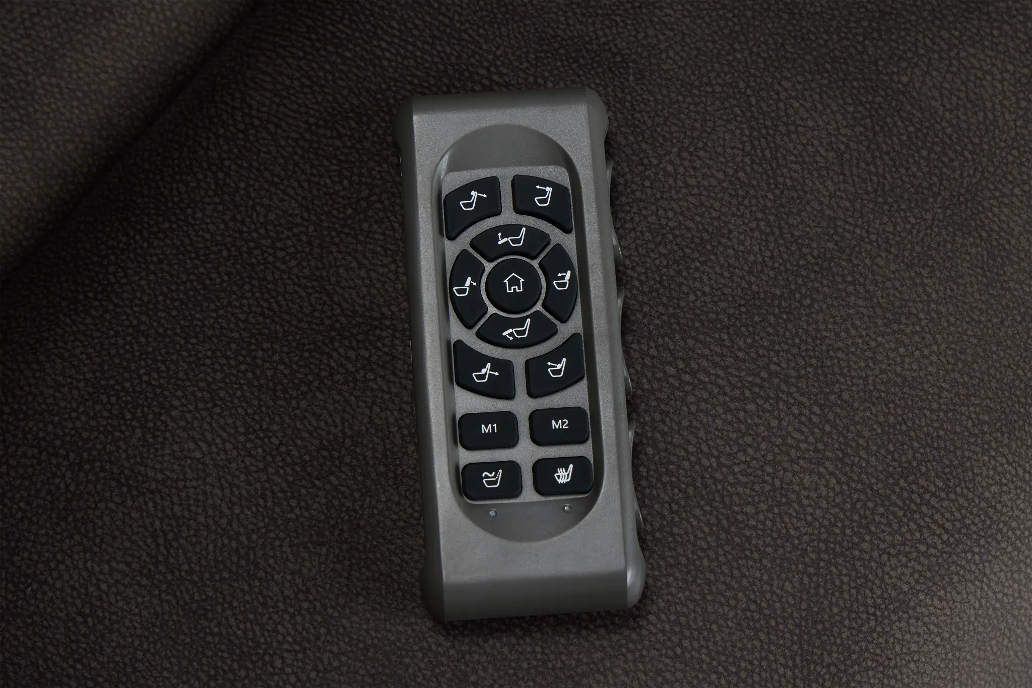 Wells Dark Brown Fabric Power Recliner With Heat And Massage Wells Dark Brown Fabric Power Recliner With Heat And Massage