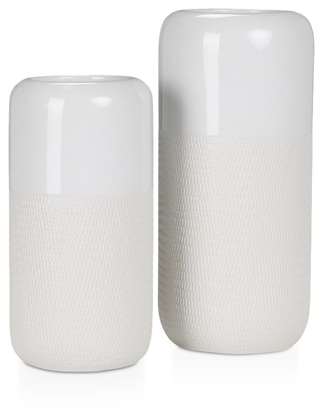 Augi White Medium Vase