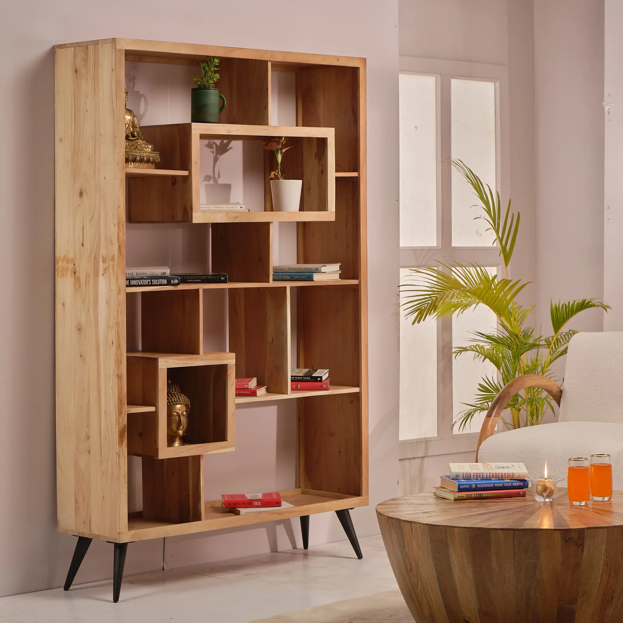 Pam Light Tone Bookcase Pam Light Tone Bookcase