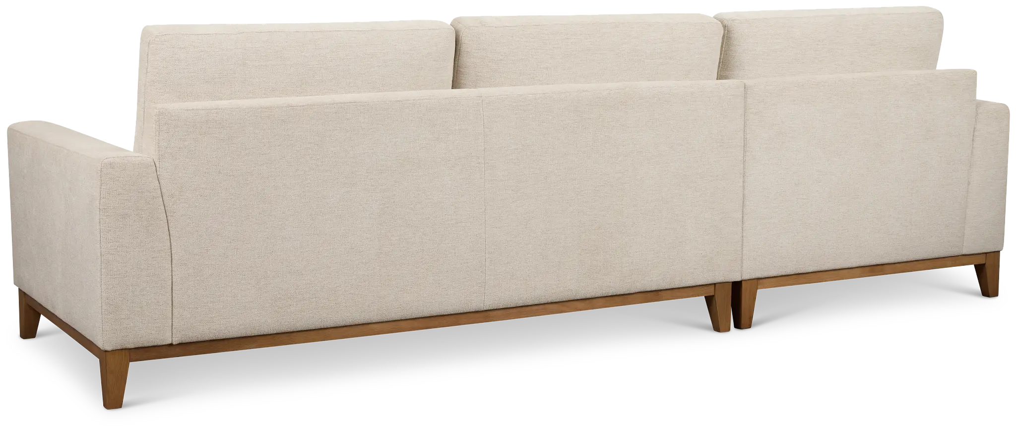 Maisie Light Beige Fabric Left Chaise Sectional Maisie Light Beige Fabric Left Chaise Sectional