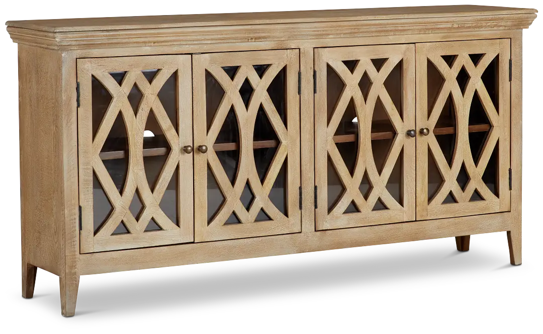Elize Light Tone Credenza Elize Light Tone Credenza