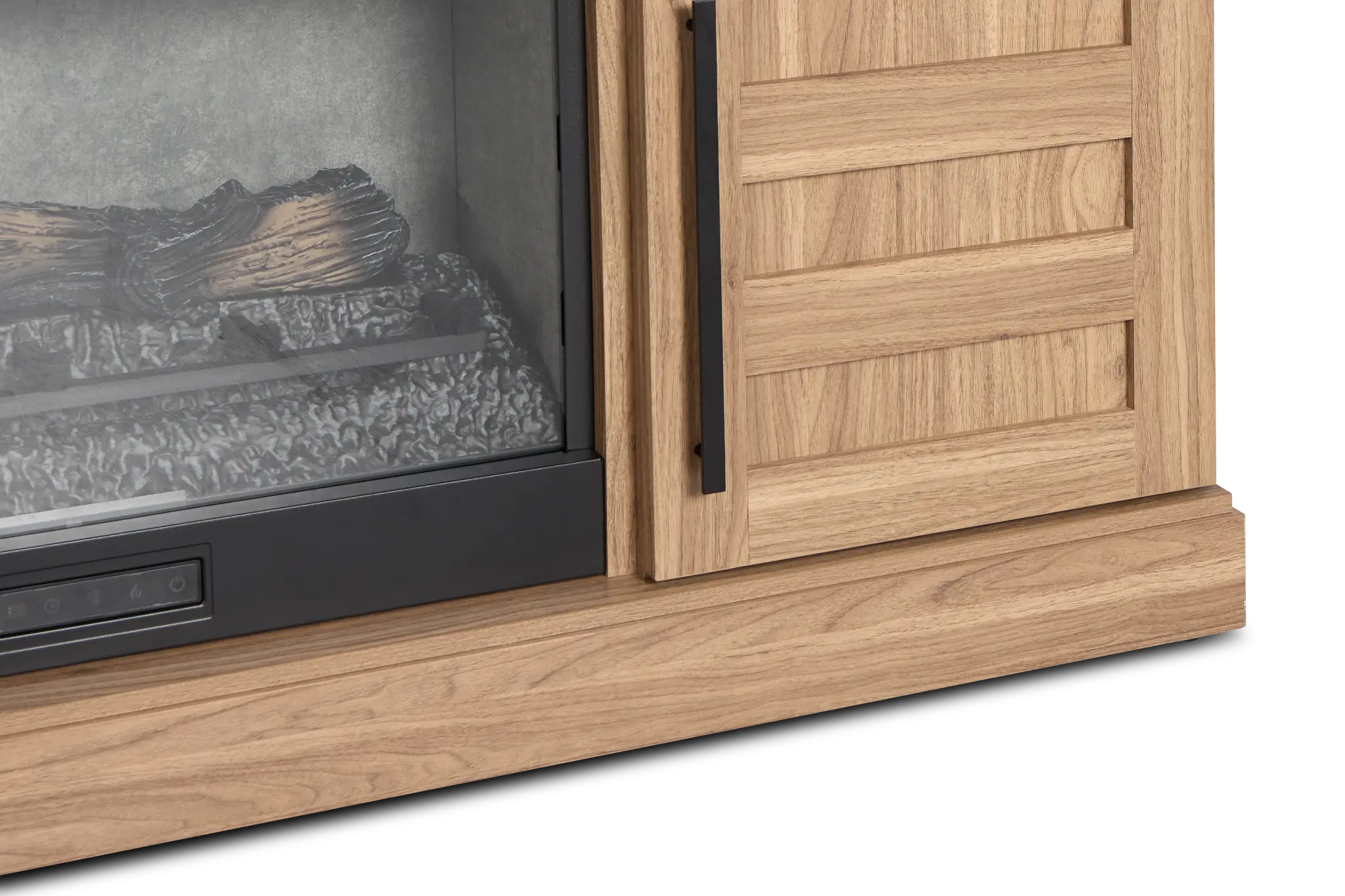 Branson Light Tone 78" Tv Stand With Fireplace Insert Branson Light Tone 78" Tv Stand With Fireplace Insert