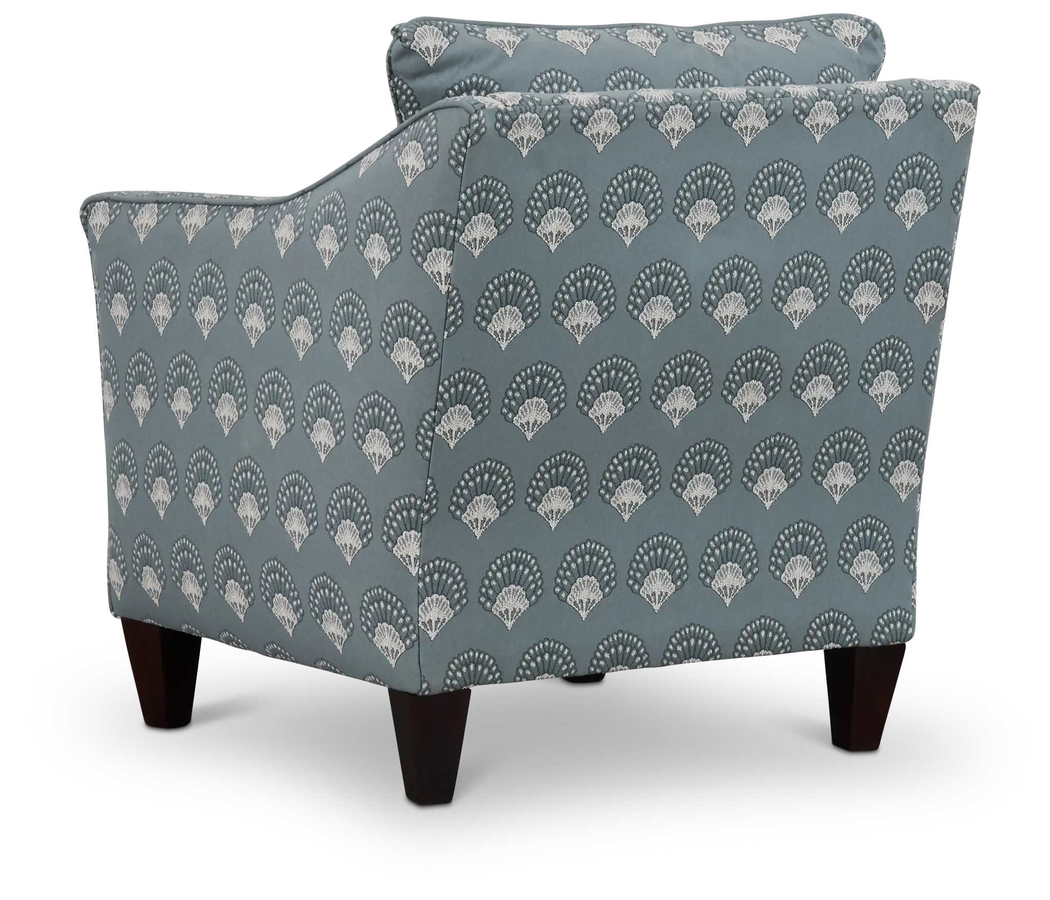 Chantilly Blue Fabric Accent Chair Chantilly Blue Fabric Accent Chair