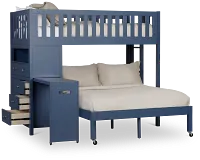 Charleston Dark Blue Loft Bed