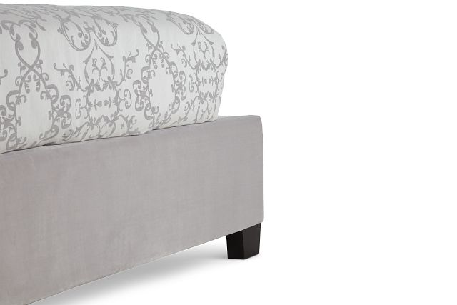 Sloane Light Gray Uph Shelter Bed