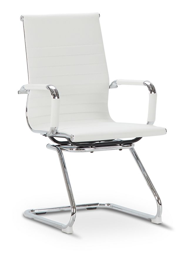 Houston White Desk Chair (1)
