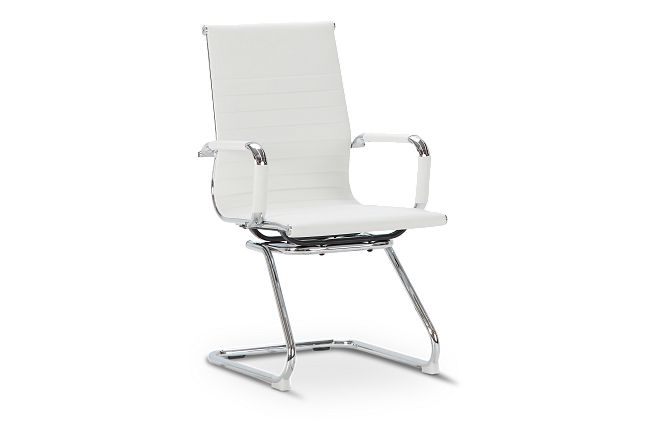 Houston White Desk Chair