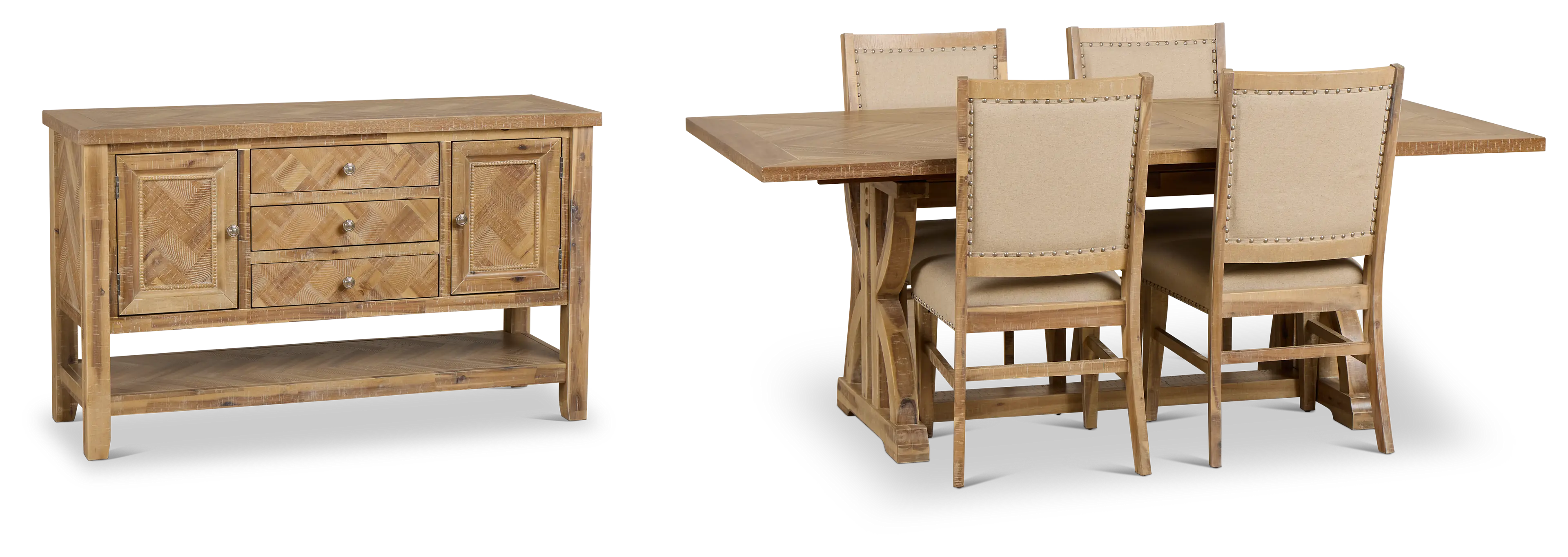 Joplin Light Tone Rect Dining Room Joplin Light Tone Rect Dining Room