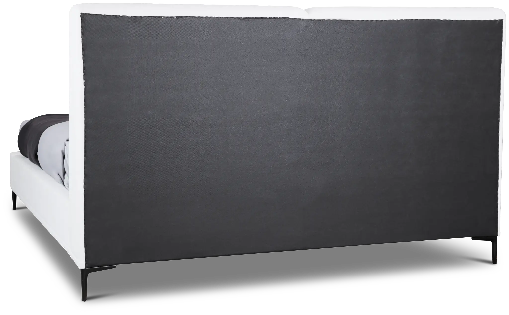 Emit Ivory Uph Panel Bed Emit Ivory Uph Panel Bed