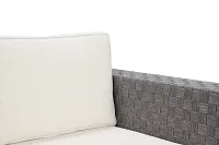 Barbados White Woven Loveseat