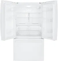 Ge 27 Series White French Door Refrigerator