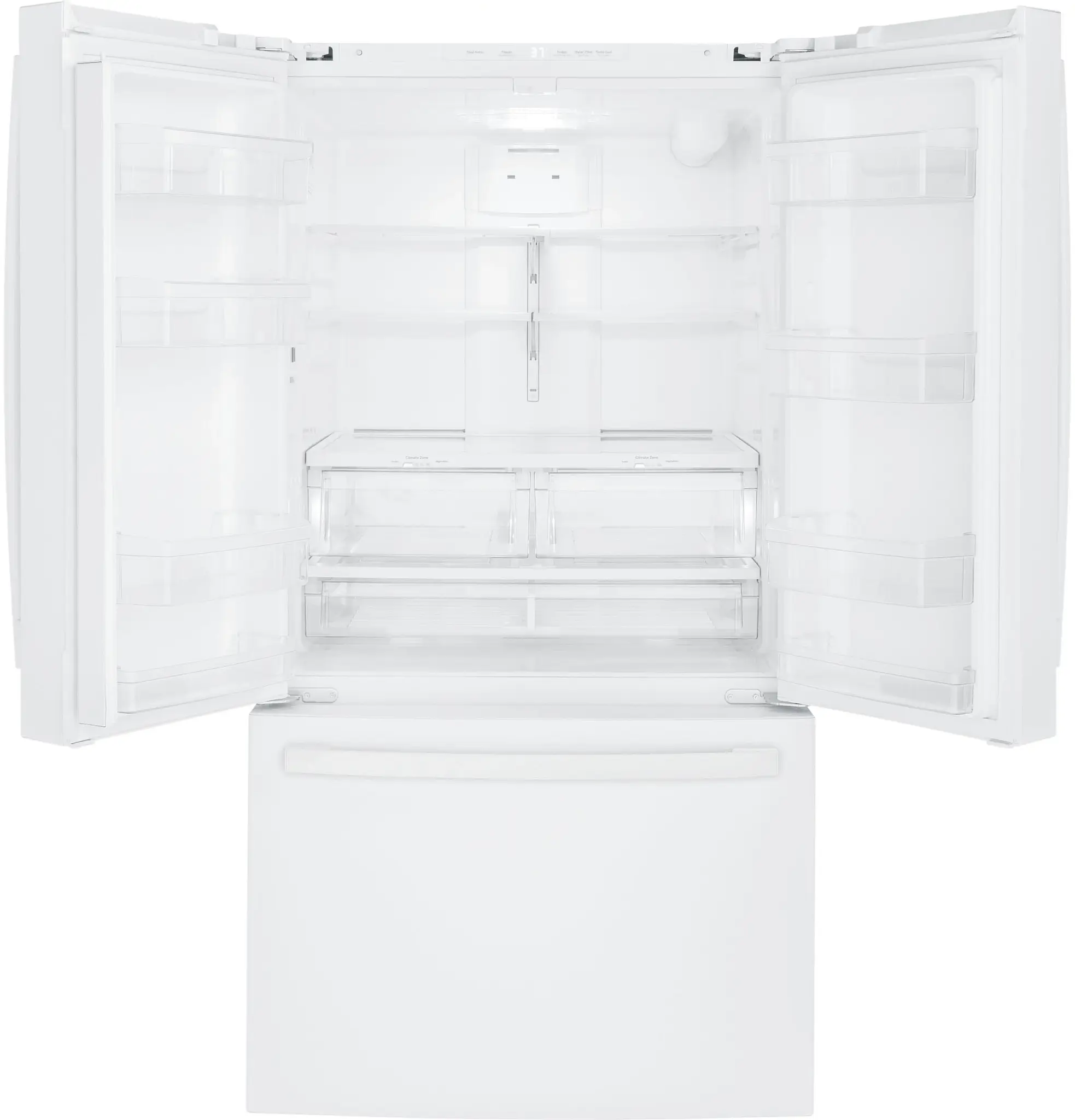 Ge 27 Series White Bottom Freezer Refrigerator Ge 27 Series White Bottom Freezer Refrigerator