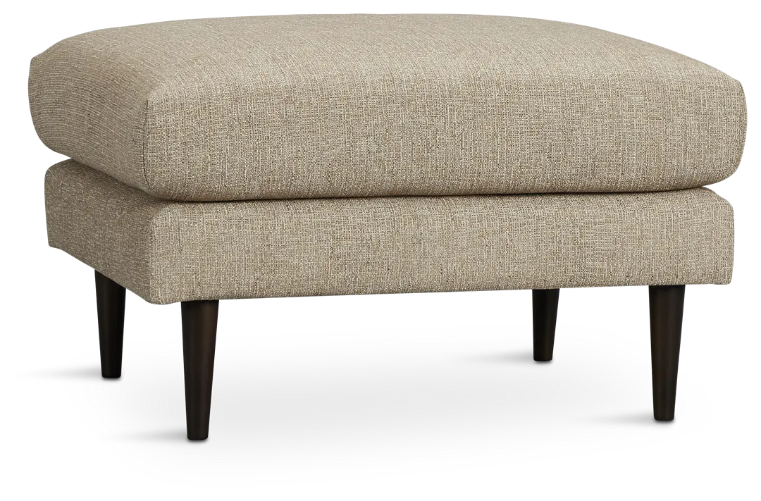Easton Brown Fabric Ottoman
