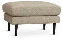 Easton Brown Fabric Ottoman