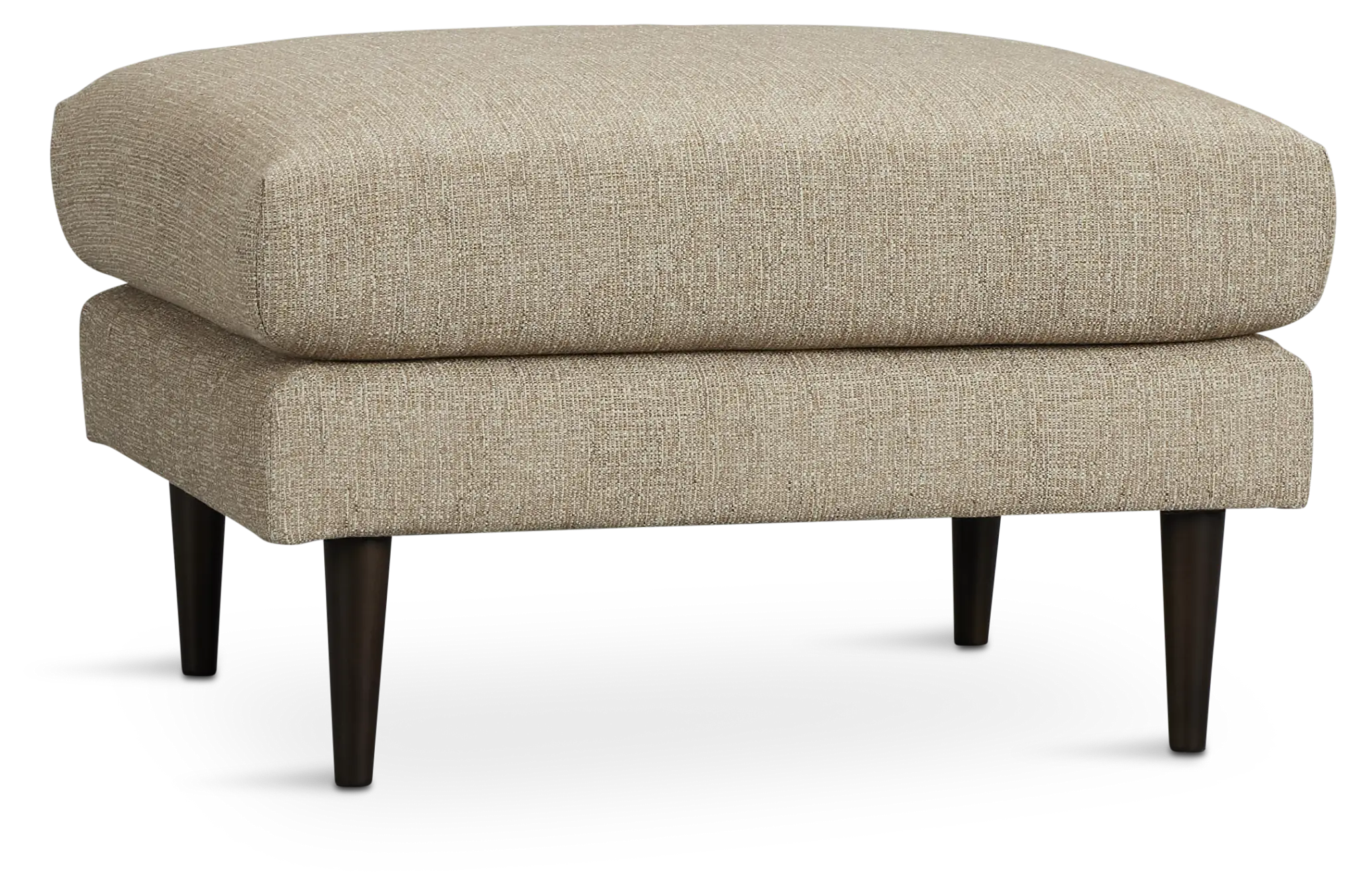 Easton Brown Fabric Ottoman Easton Brown Fabric Ottoman