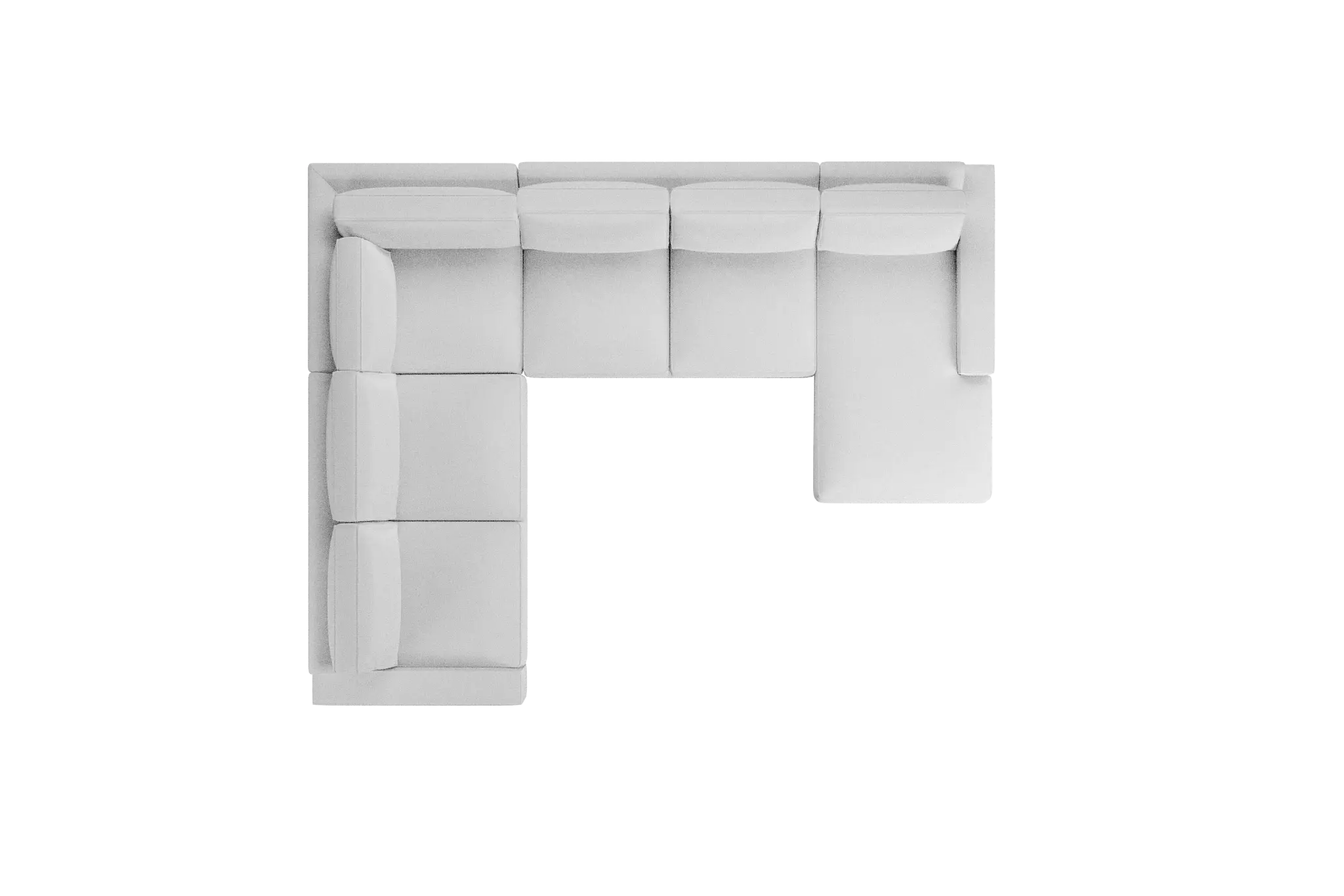 Edgewater Peyton White Medium Right Chaise Sectional Edgewater Peyton White Medium Right Chaise Sectional