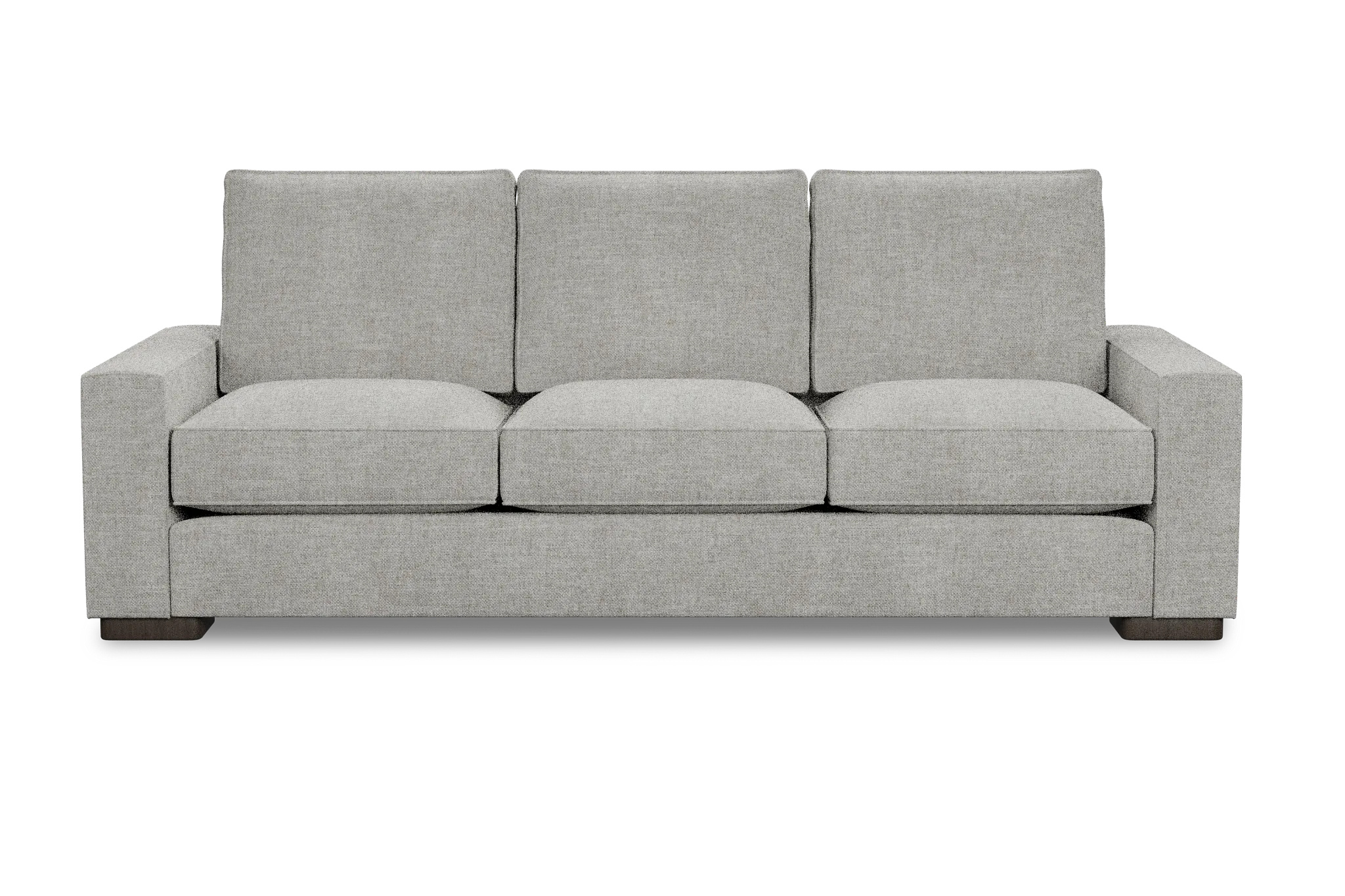 Edgewater Elevation Khaki 96" Sofa W/ 3 Cushions