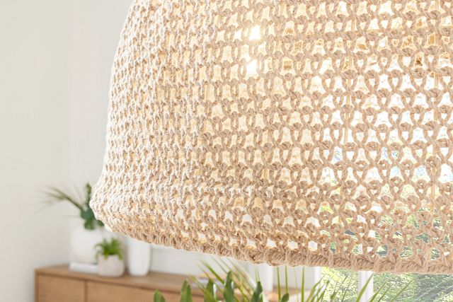 Waven Jute Pendant