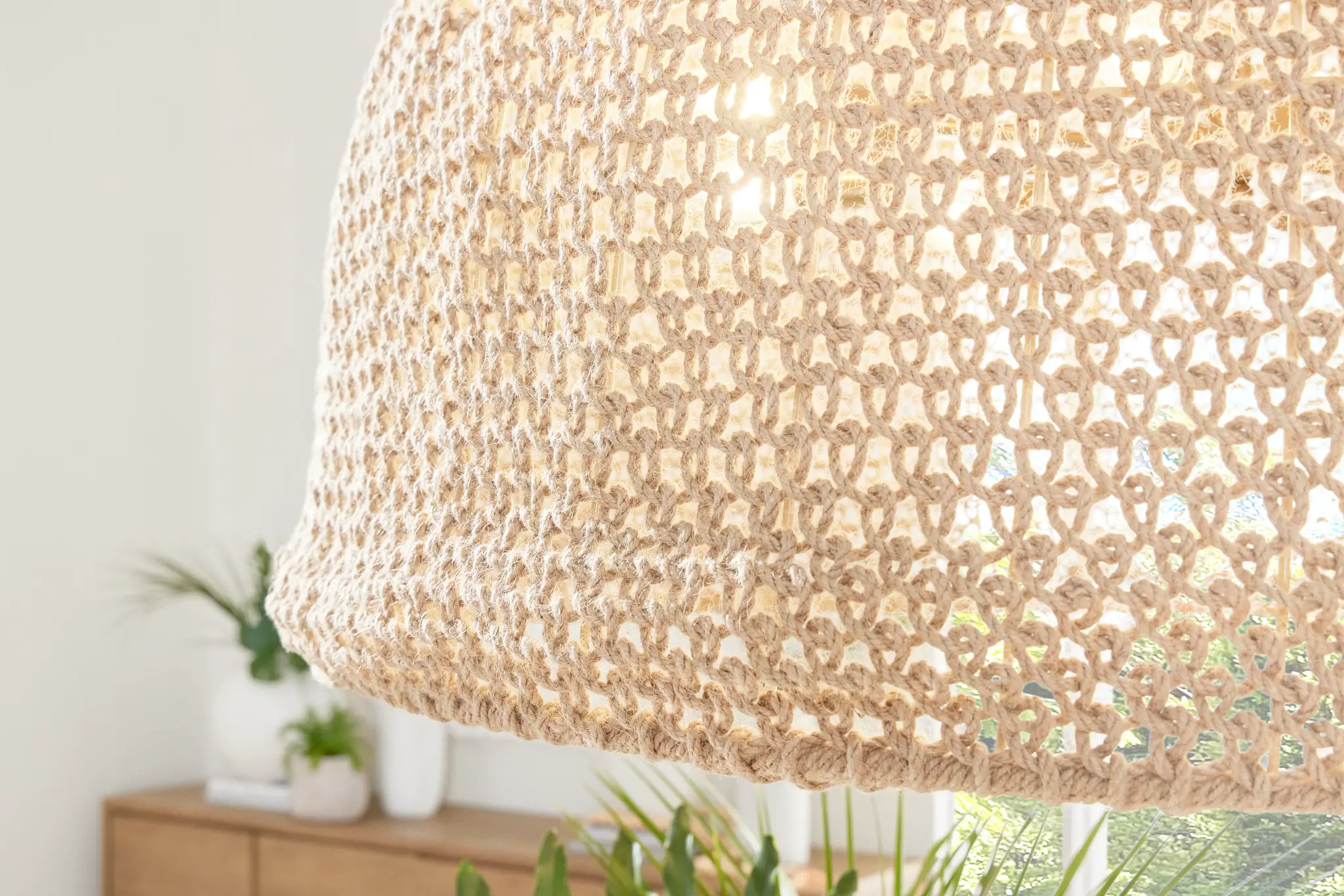 Waven Jute Pendant Waven Jute Pendant