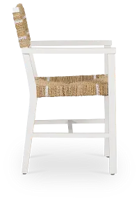 Nantucket Light Tone Woven Woven Arm Chair