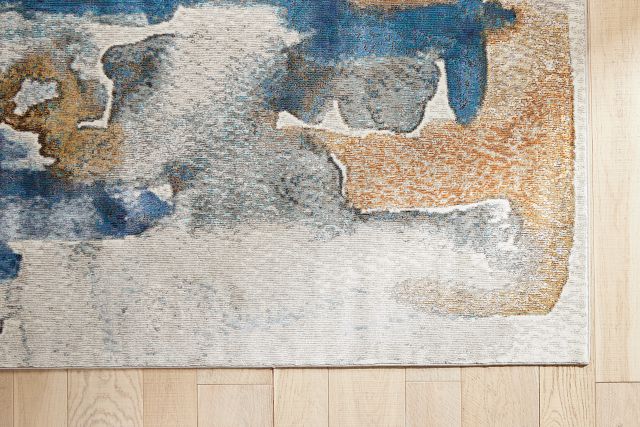 Ivan Blue 5x8 Area Rug