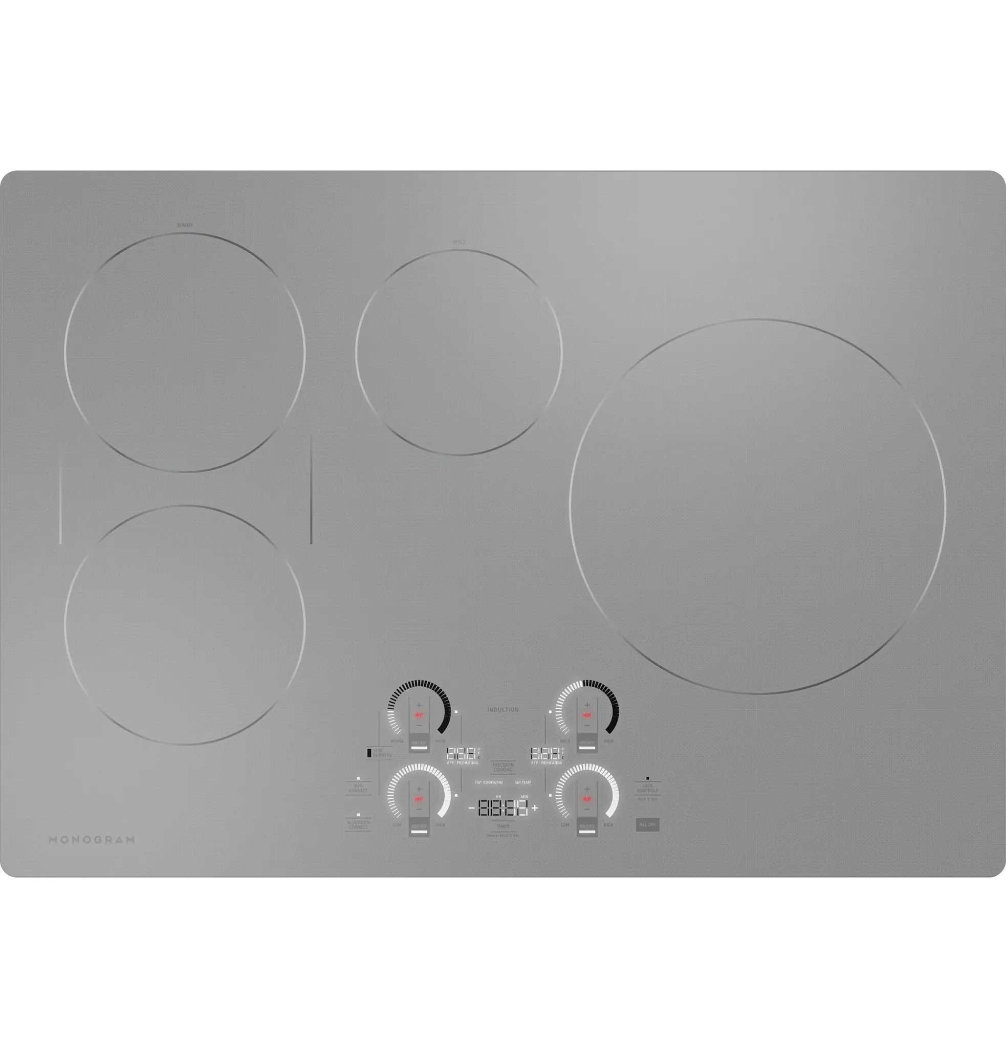 Monogram 30 Series Silver 30" Electric Cook Top Monogram 30 Series Silver 30" Electric Cook Top
