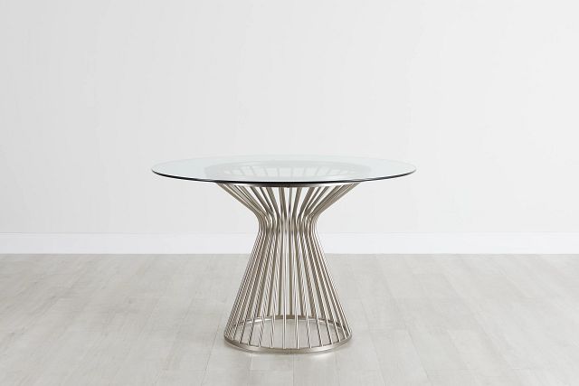 Munich Silver Glass Round Table (0)