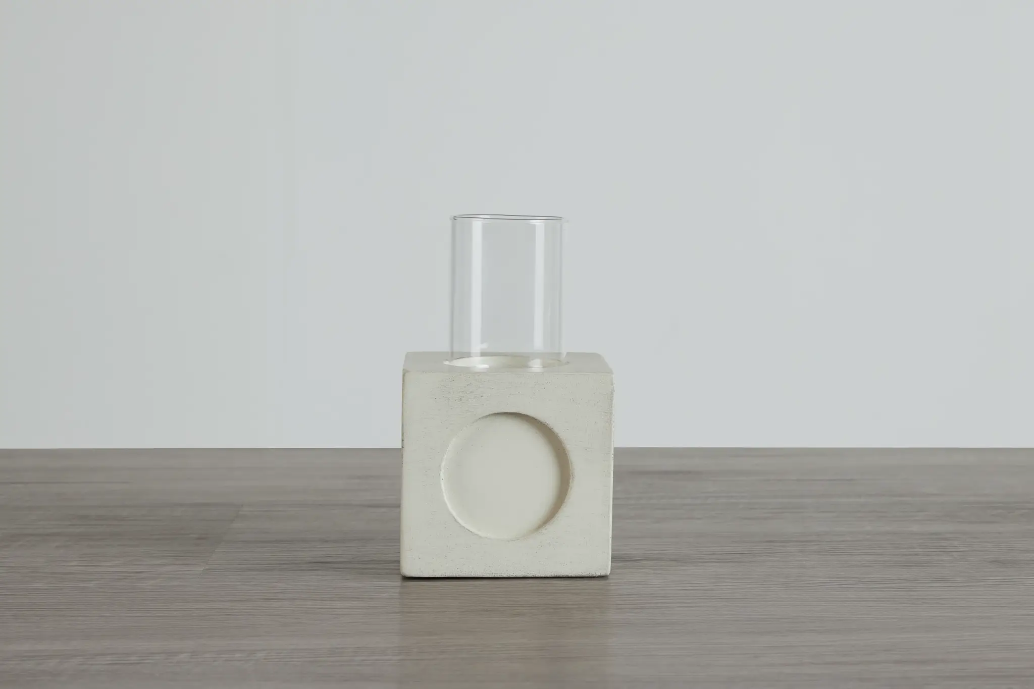 Bedford White Small Candle Holder Bedford White Small Candle Holder