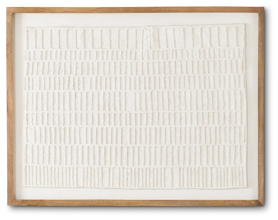 Naome Ivory Framed Wall Art