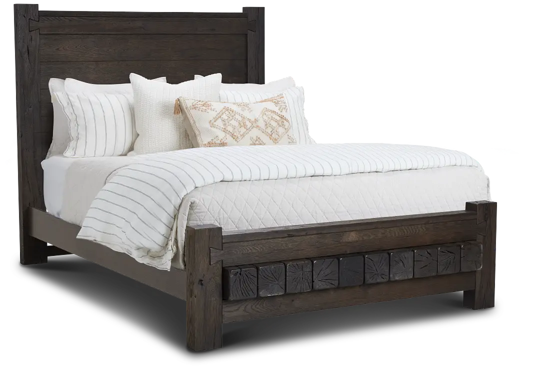 Salt Lake Dark Tone Platform Bed Salt Lake Dark Tone Platform Bed