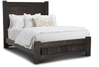 Salt Lake Dark Tone Platform Bed