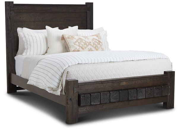 Salt Lake Dark Tone Platform Bed