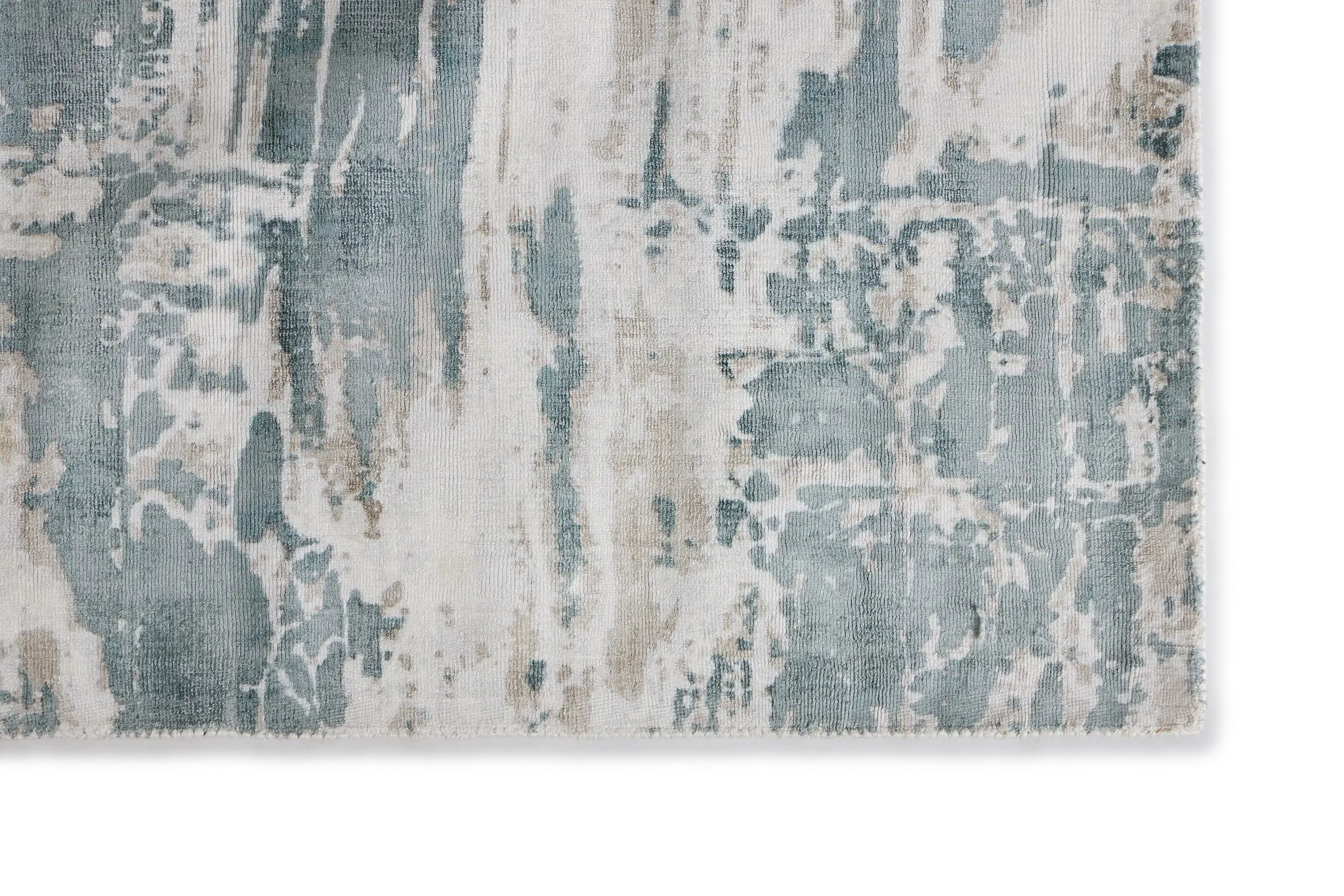 Aramac Light Teal Viscose 2x7 Runner Aramac Light Teal Viscose 2x7 Runner