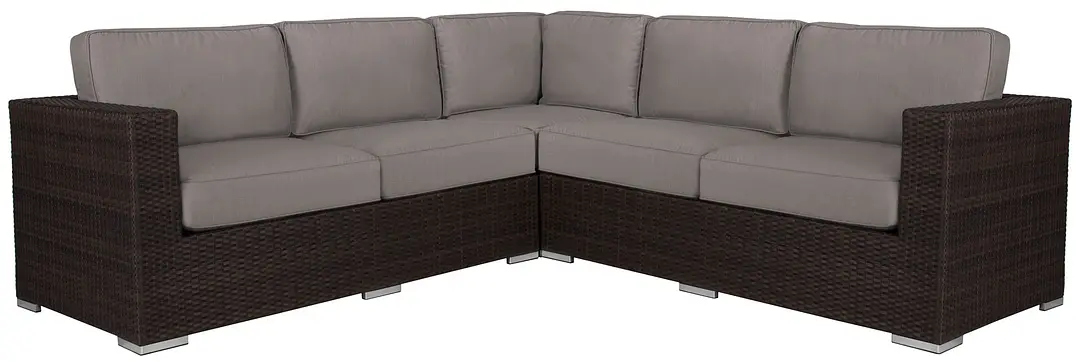 Fina Gray Small Two-arm Sectional Fina Gray Small Two-arm Sectional