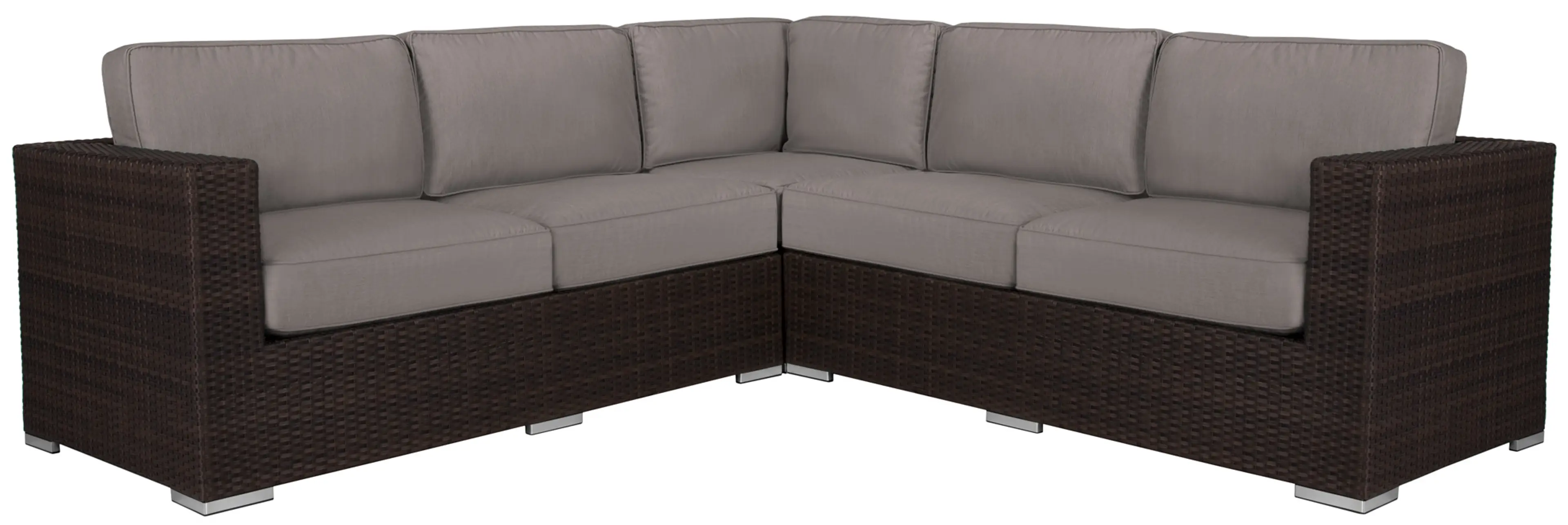 Fina Gray Small Two-arm Sectional Fina Gray Small Two-arm Sectional