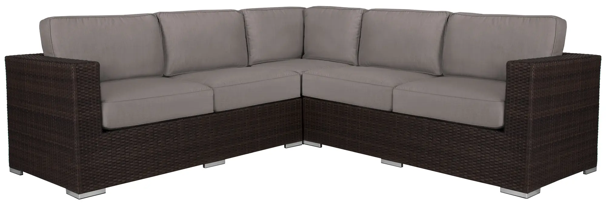 Fina Gray Small Two-arm Sectional Fina Gray Small Two-arm Sectional