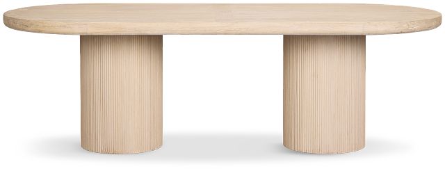 Clayton Light Tone Oval Table
