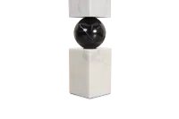 Ellendale White Marble Table Lamp