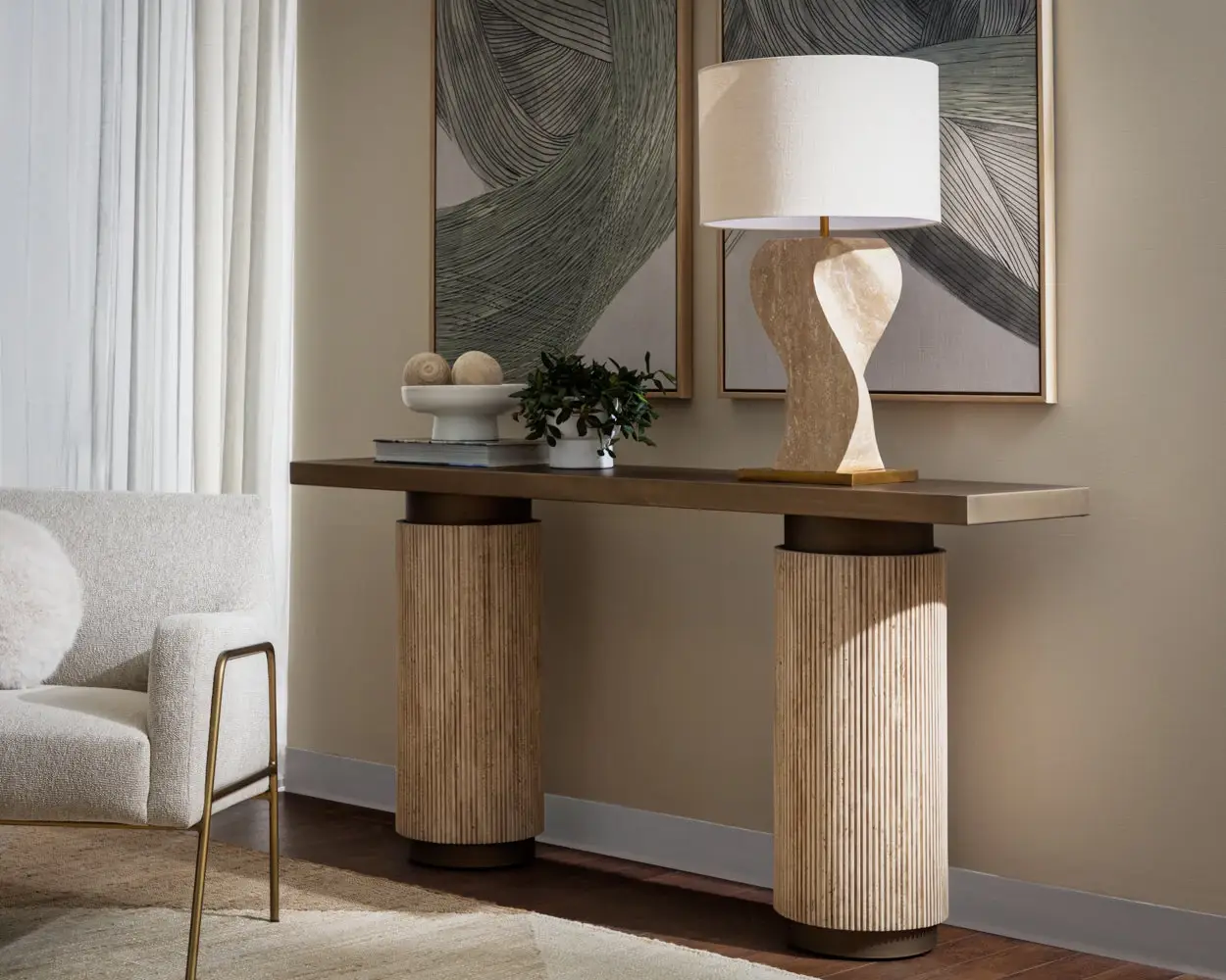 Alpine Gold Set Of 2 Console Table Base Alpine Gold Set Of 2 Console Table Base