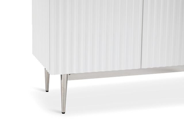 Surge White Four-door Cabinet