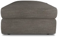 Siesta Victory Gray Fabric Ottoman