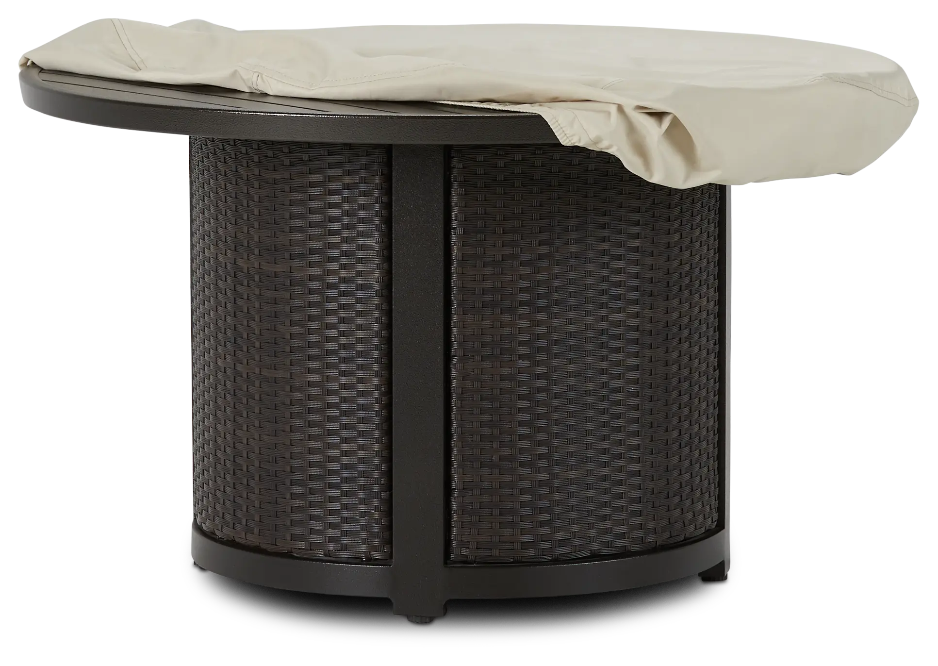 Khaki Round Fire Pit Outdoor Cover Khaki Round Fire Pit Outdoor Cover